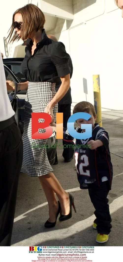 Victoria Beckham and Sons at 'Horton' Premiere