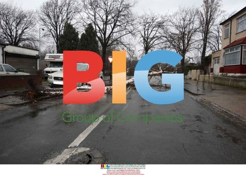 Severe weather causes damage in London