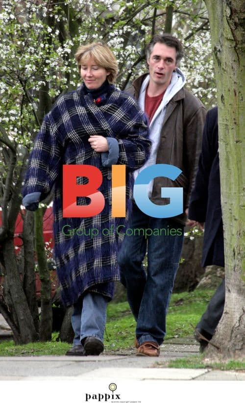 Emma Thompson and Greg Wise with baby