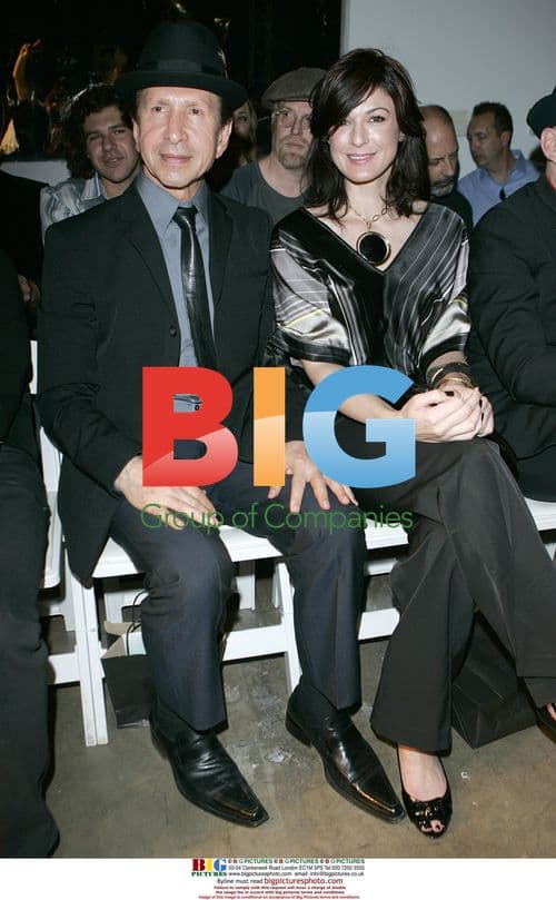 Manny Mashouf and Neda Mashouf at LA Fashion Week