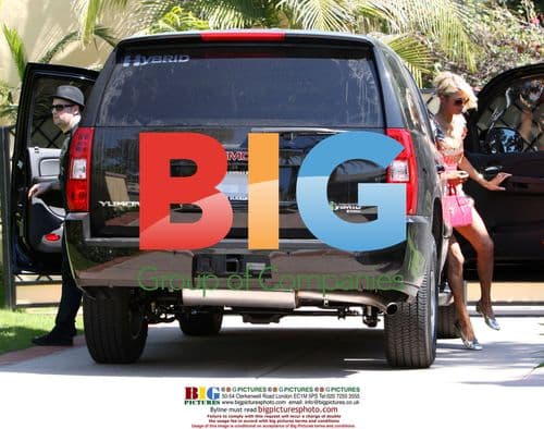 Paris Hilton and Benji Madden at Joel Madden's Birthday