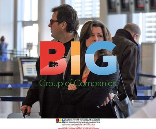 Vince Gill and Amy Grant at LAX