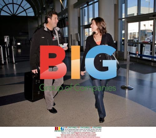 Vince Gill and Amy Grant at LAX