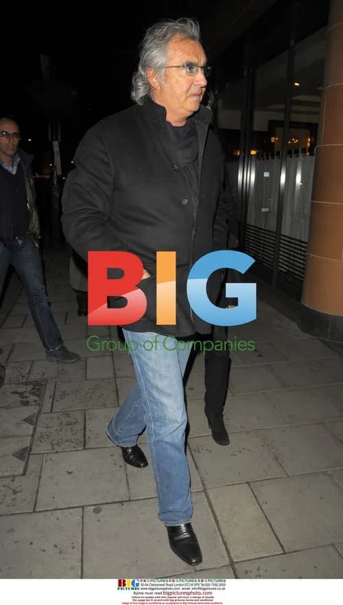 Flavio Briatore Leaving Cipriani in London