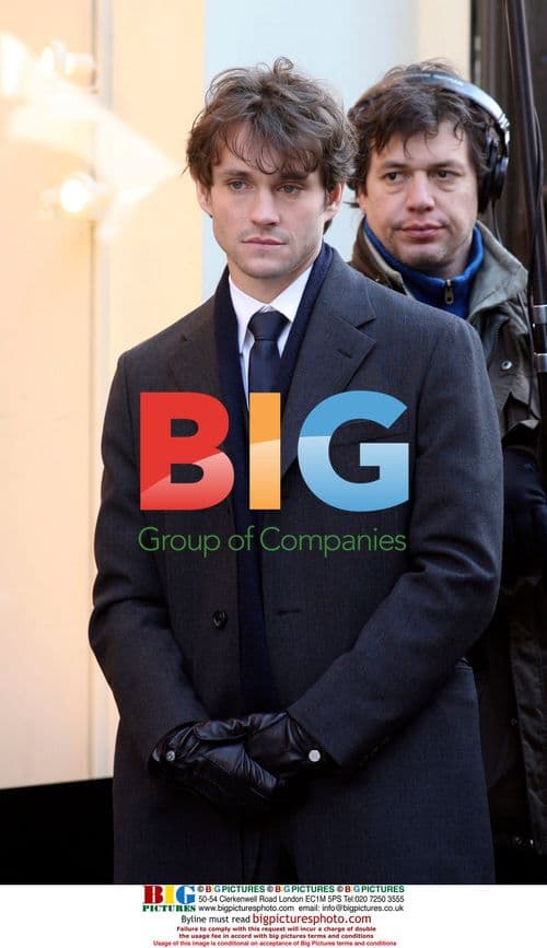 Isla Fisher and Hugh Dancy filming 'Confessions of a Shopaholic'