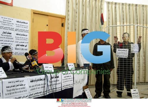 Palestinian children hold mock trial for Ehud Barak