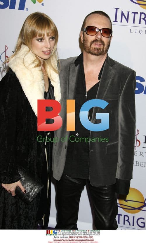 Dave Stewart and Anoushka Fisz at Clive Davis Pre-Grammy Party