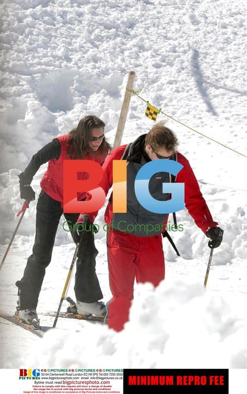 Prince William and Kate Middleton Skiing in Klosters