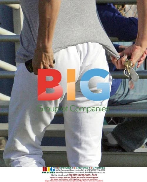 Pamela Anderson Picks Up Kids After Baseball Game