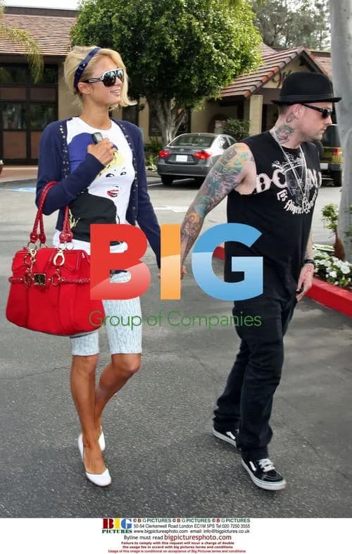 Paris Hilton and Benji Madden Grab Lunch