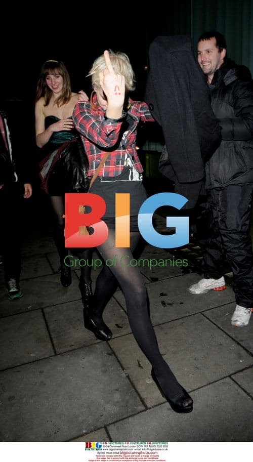 Pixie Geldof arriving at Bungalow 8