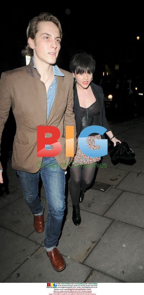 Jaime Winston and guest at Bungalow 8, London