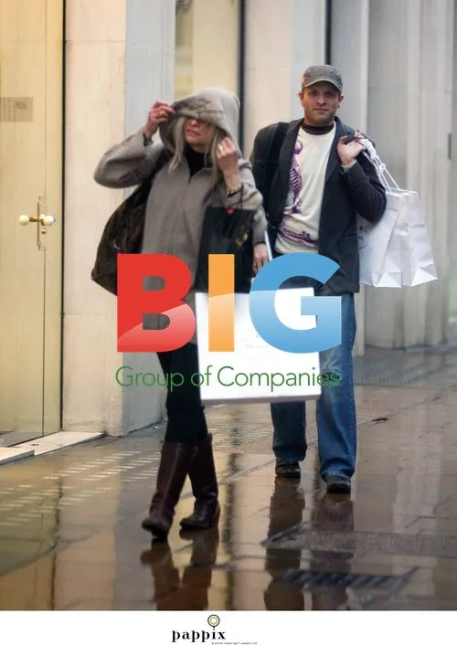 Ronnie Wood and family shopping in London