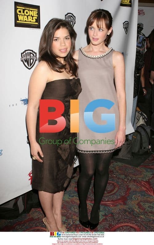 AMERICA FERRERA and ALEXIS FERRERA at Showest 2008