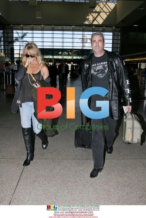Goldie Hawn Departs LAX Airport