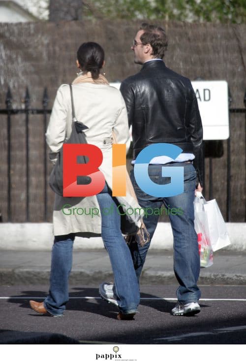 Joesph Fiennes and Maria Dieguez take walk in North London