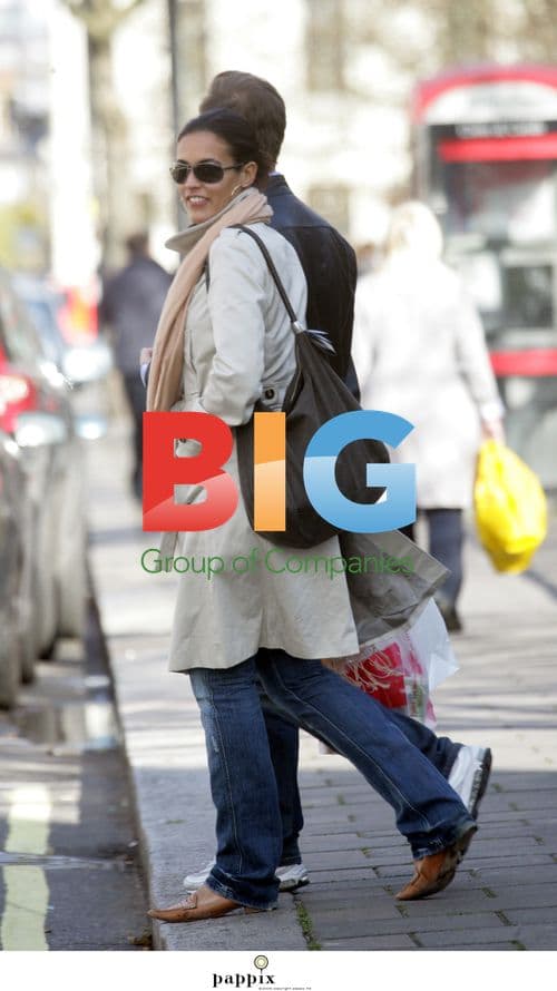 Joseph Fiennes and girlfriend Maria Dolores Dieguez in London