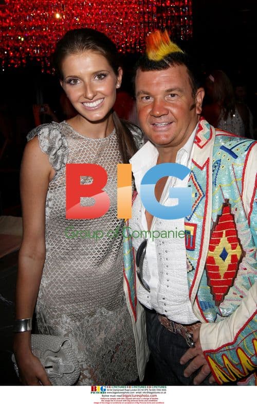 Darryn Lyons and Kate Waterhouse at 2008 Melbourne Grand Prix