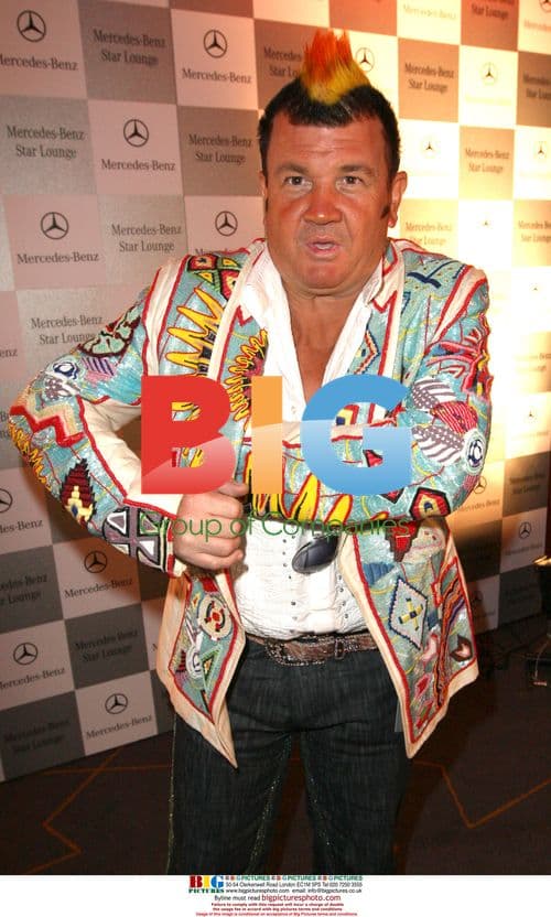 Darryn Lyons arrives at Mercedes Benz party in Melbourne