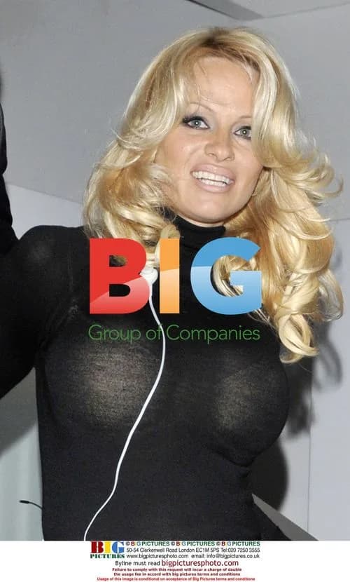 Pamela Anderson at Press Conference in Berlin