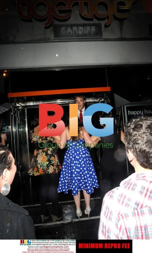 Charlotte Church and Gavin Henson Leaving Oceana Club
