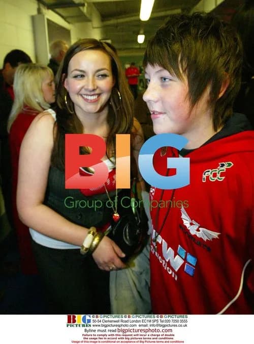 Charlotte Church at Wales-France Rugby Match