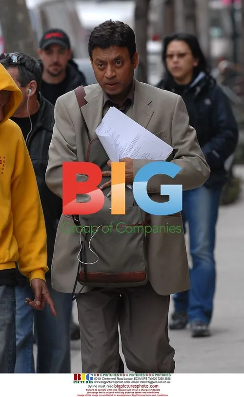 Natalie Portman and Irrfan Khan filming 'New York, I Love You'