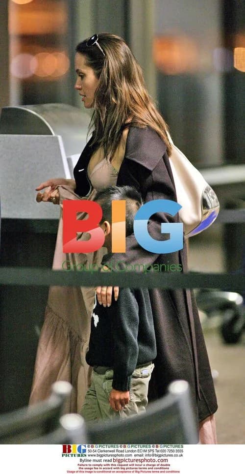 Pregnant Angelina Jolie Departs Austin, TX