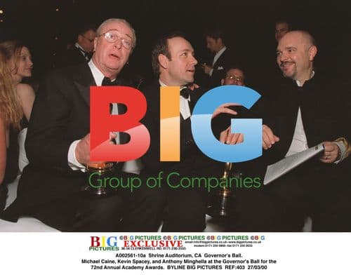 Minghella, Caine, and Spacey at Governor's Ball