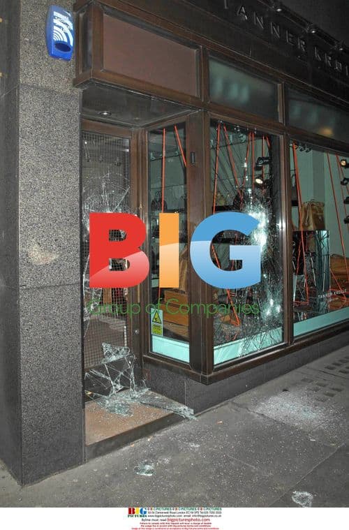 Sledgehammer raid on Tanner Krolle store in London