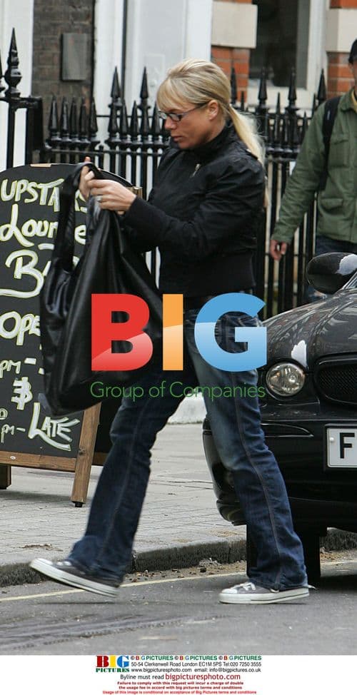 Letitia Dean Leaving Hotel