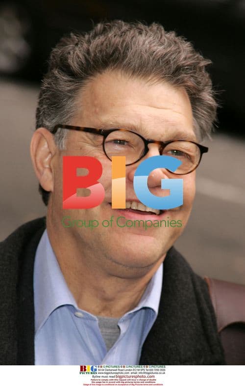Al Franken arrives for 'The Late Show'