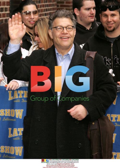 Al Franken arrives for Letterman appearance