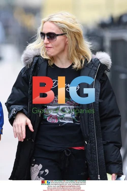 Madonna goes to gym in London