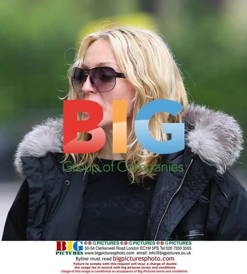 Madonna goes to the gym in London