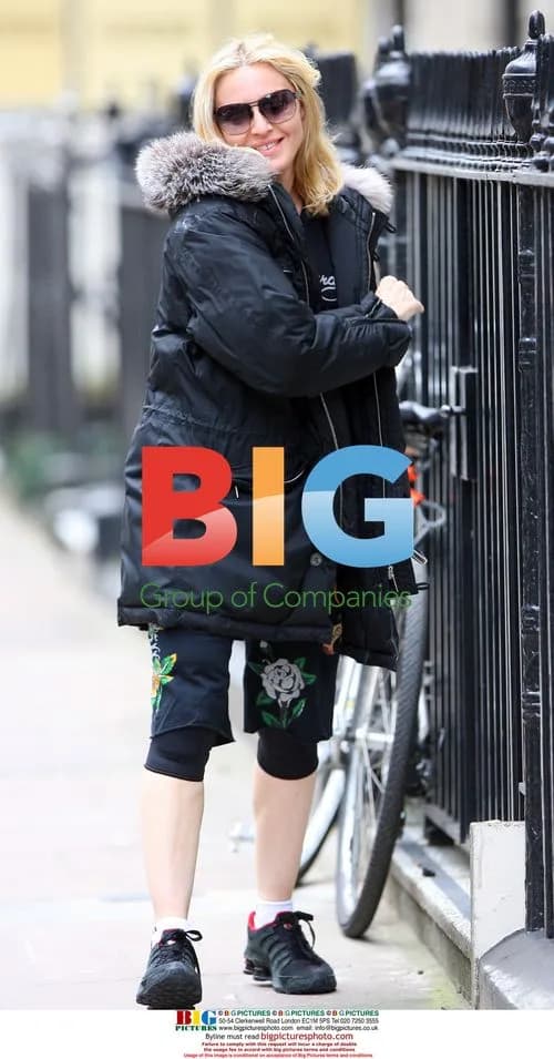 Madonna Goes to the Gym in London