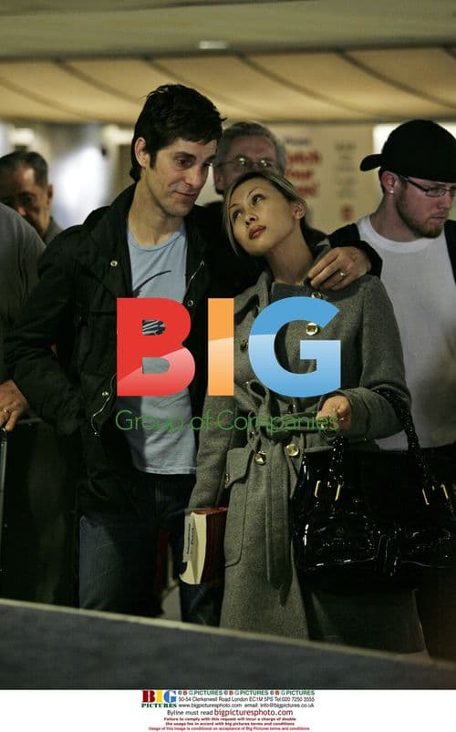 Perry Farrell and Wife at LAX