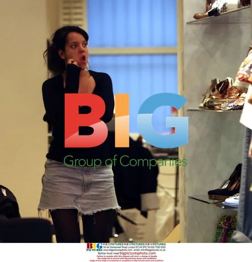 Lily Allen and friend shop at River Island