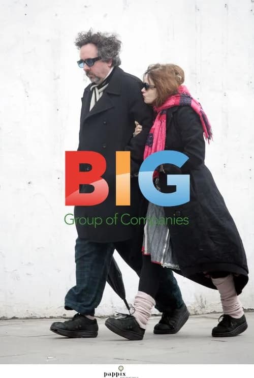 Tim Burton and Helena Bonham Carter Strolling in London