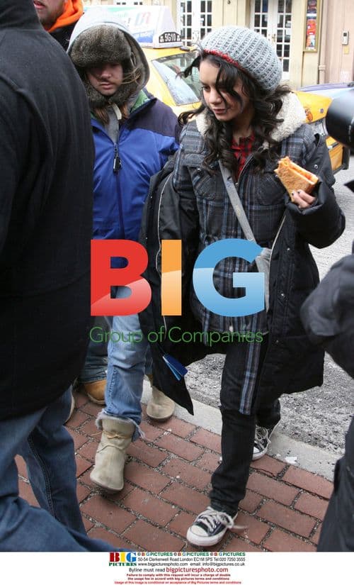 Vanessa Hudgens on Set of 'Will'