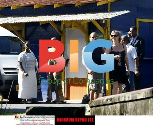 Lewis Hamilton and family visit in Grenada