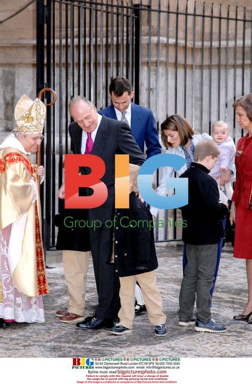 Spanish Royal Family at Easter Mass