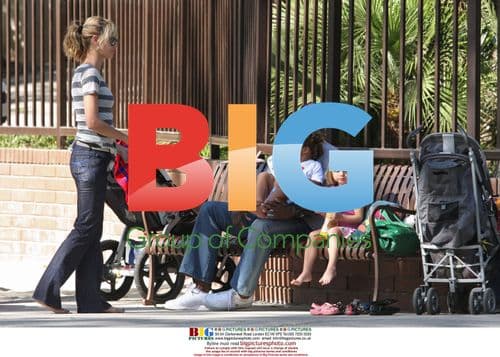 Heidi Klum and Kids at the Park