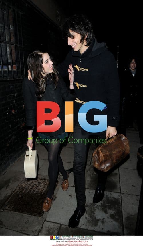 Peaches Geldoof and Faris Badwan in London