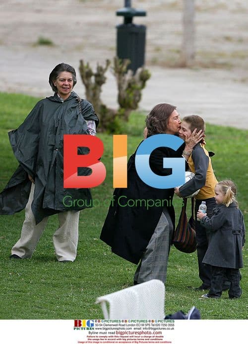 Queen Sofia of Spain with Grandchildren