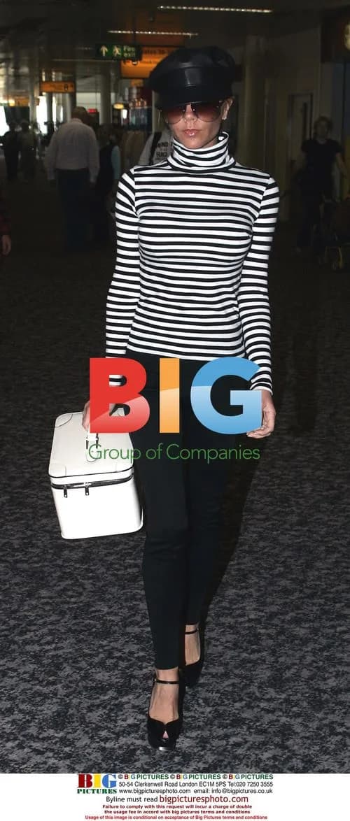 Victoria Beckham at Heathrow