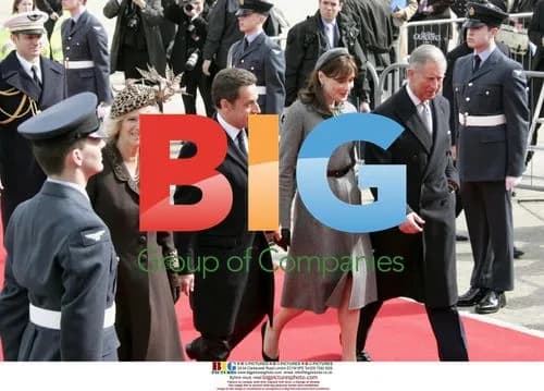 Sarkozy and Bruni welcomed by British royals
