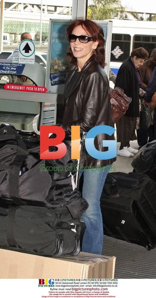 Marilu Henner and sons depart LAX