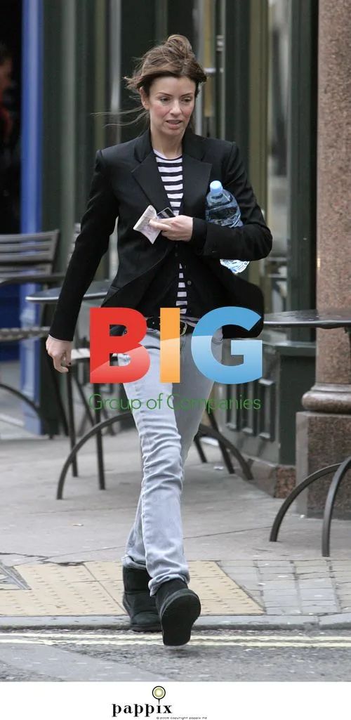 Sara Macdonald out for walk in London