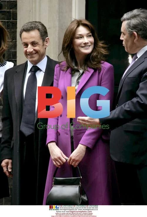 Sarkozy and Bruni-Sarkozy Meet Brown